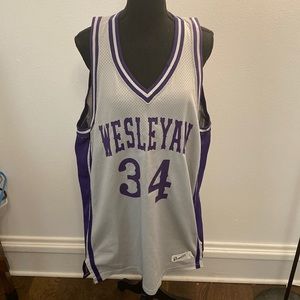 Vintage Iowa Wesleyan Tigers Game Worn Basketball Jersey